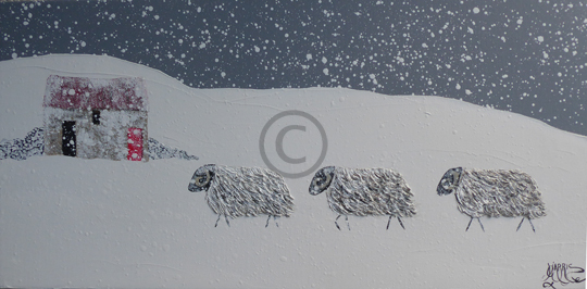 Sheep paintings